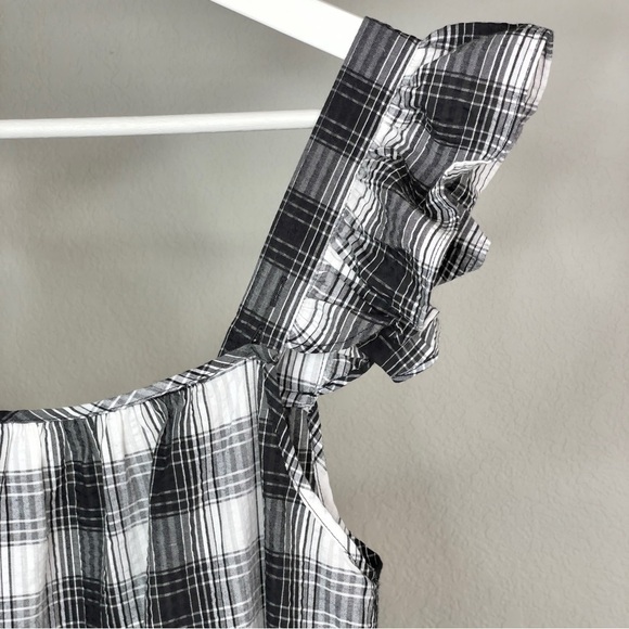 NWT BB Dakota Plaid Sleeveless Maxi Dress Size S - Picture 7 of 16